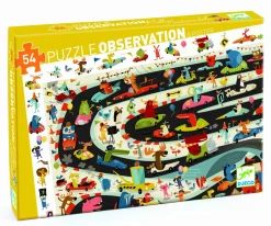 Puzzle Observación Rally de Coches