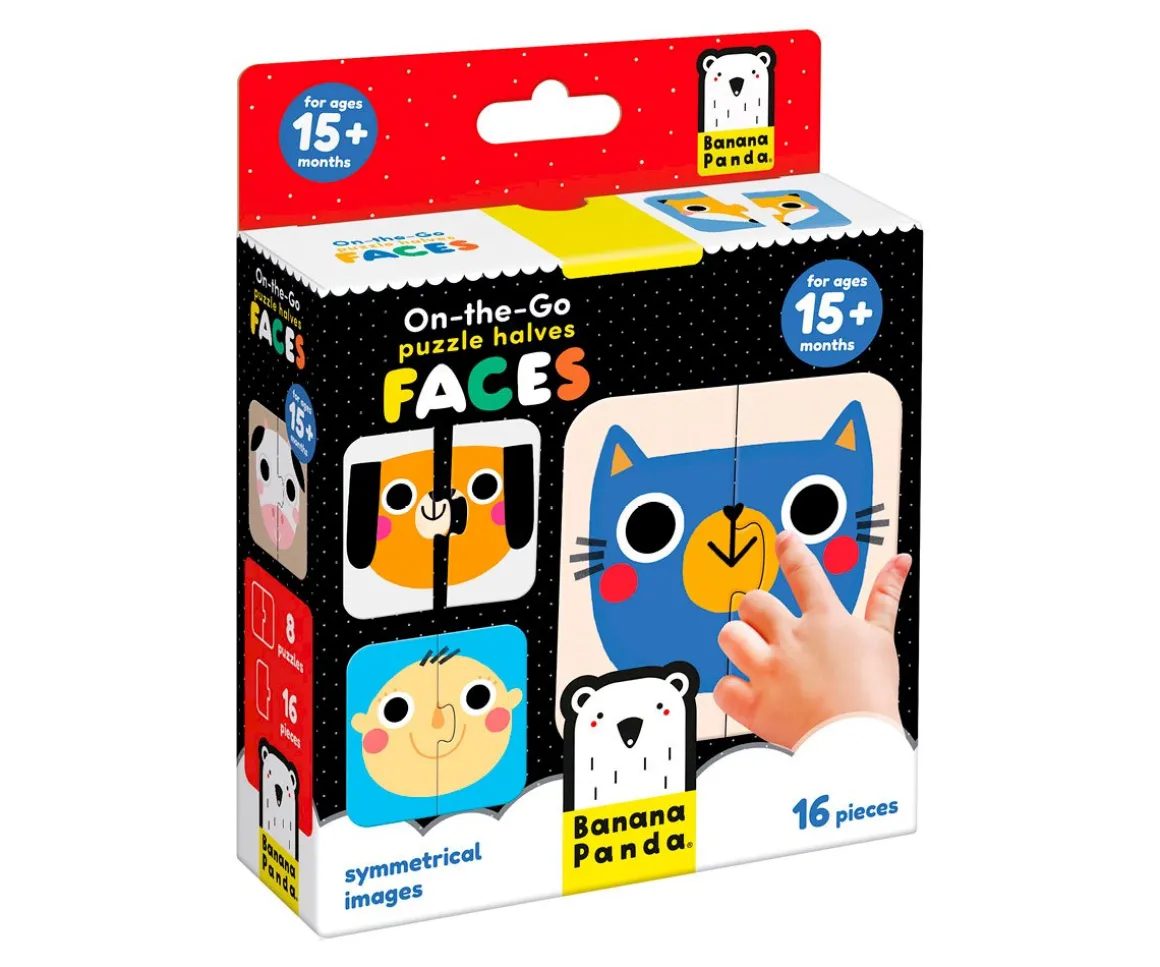 Puzzle On the Go Halves Faces