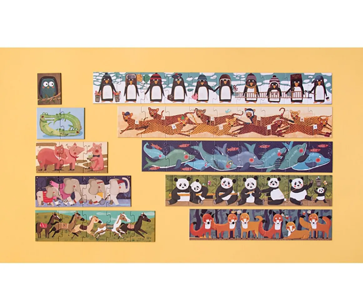 Puzzle 10 pingüinos
