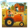 Puzzle Silueta Tractor