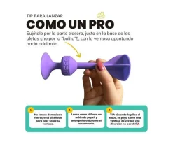 Set de 3 Dardos de Silicona con Ventosa Orange