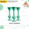 Set de 3 Dardos de Silicona con Ventosa Mint Green