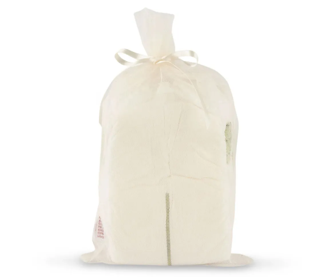 Set de 3 Pañales Muñecas en Bolsa de Tull Beige