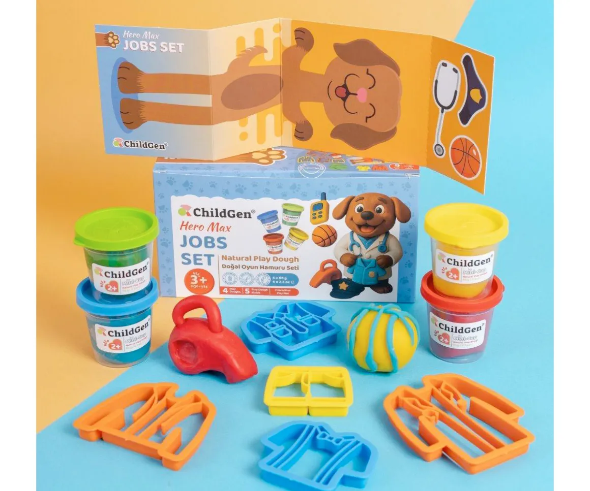 Set de Plastilina Natural Hero Max Jobs