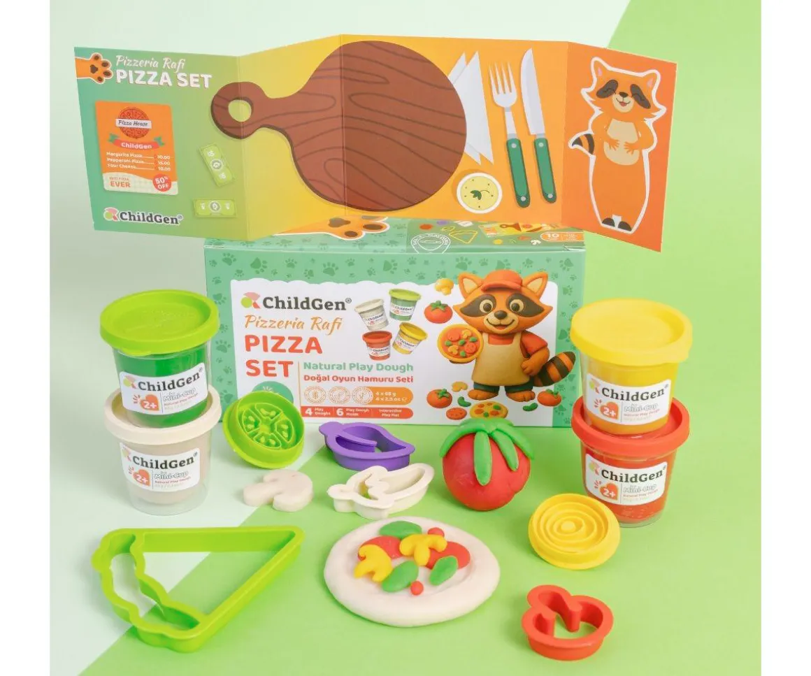 Set de Plastilina Natural Pizzeria Rafi