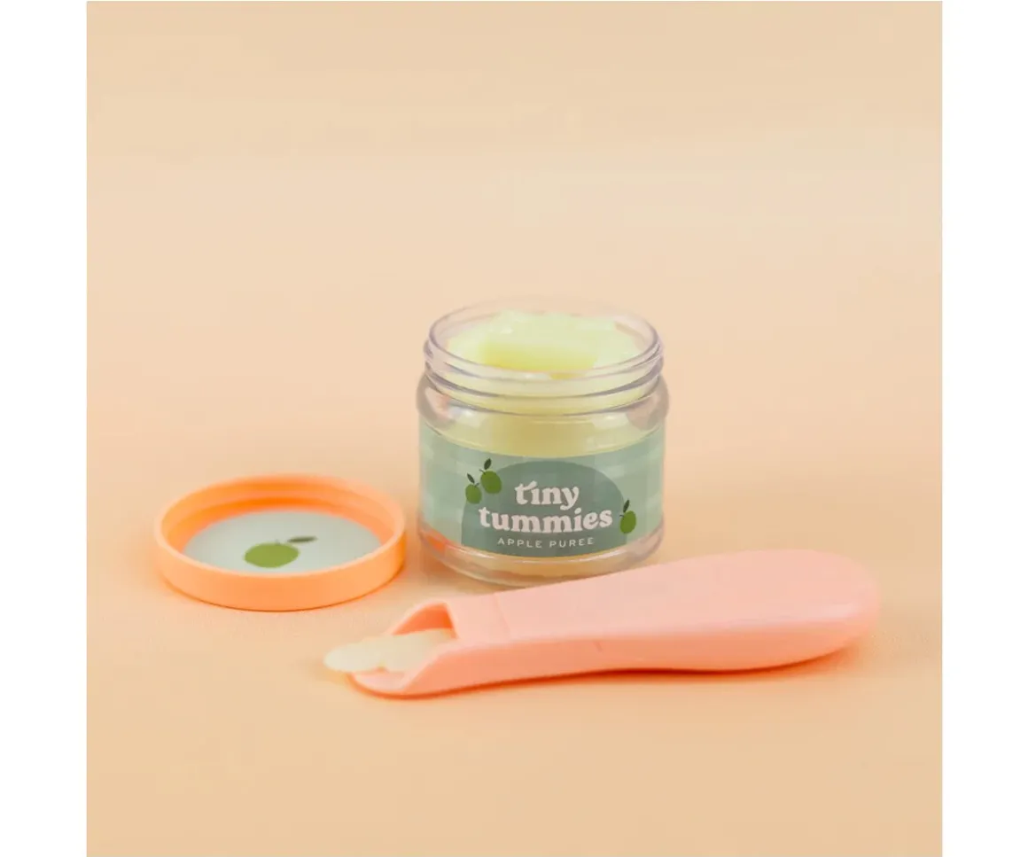 Set de Tarro y Cuchara Tiny Tummies Apple Puree