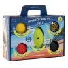 Set 5 Sports Balls Multicolor