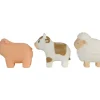 Set Tres Muñecos para Baño Little Farm