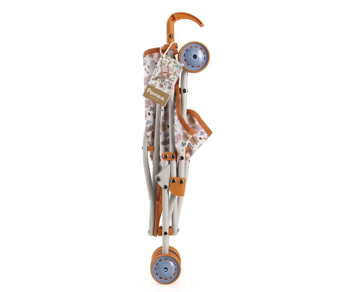 Silleta para Muñeco Gris y Naranja