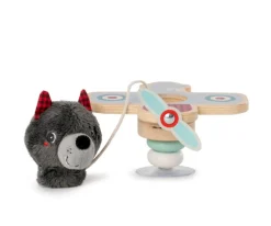 Sonajero con Ventosa Avión Louis el Lobo