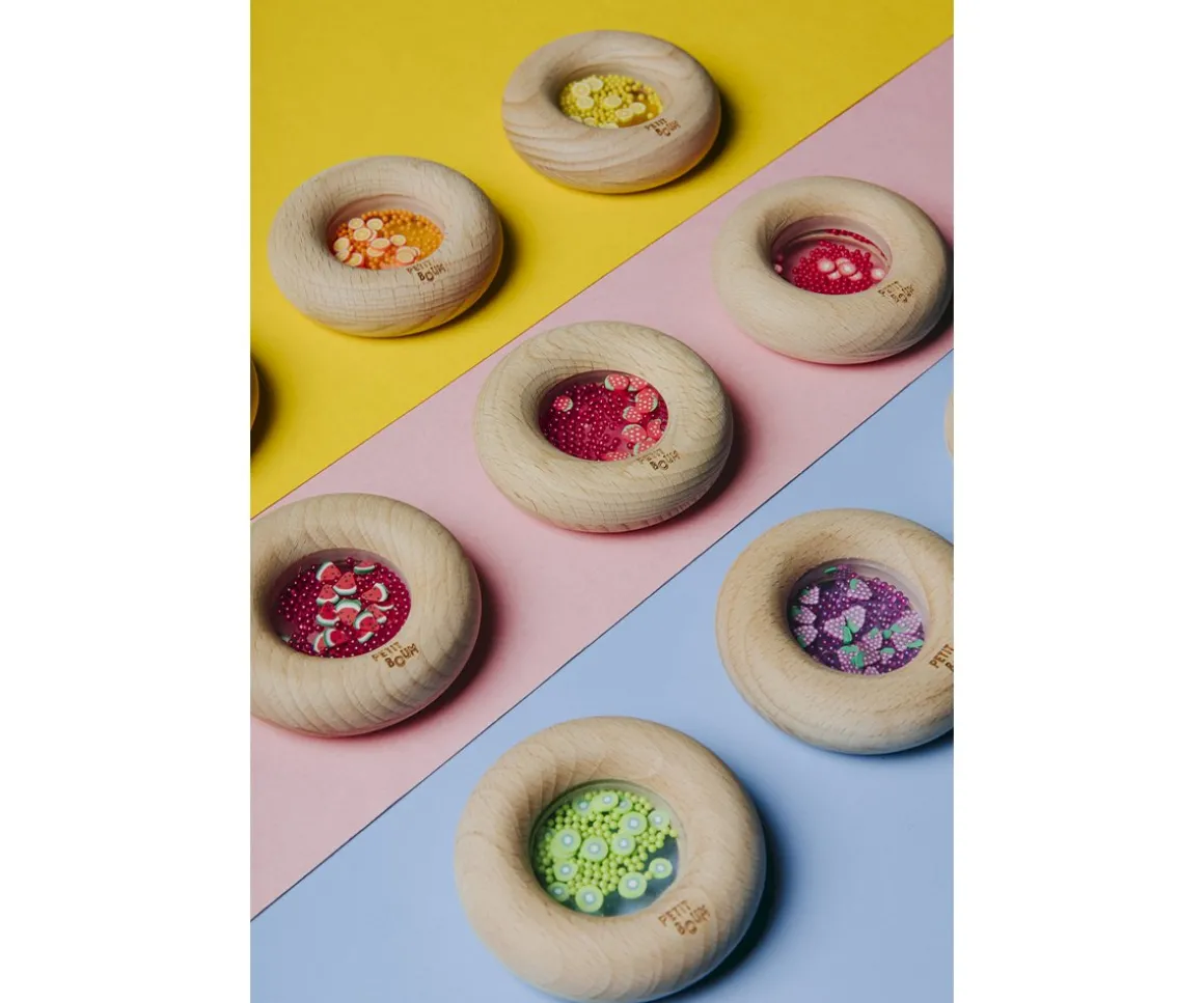 Sonajero Donut Sensorial Naranjas