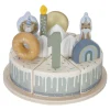 Tarta de Cumpleaños Azul