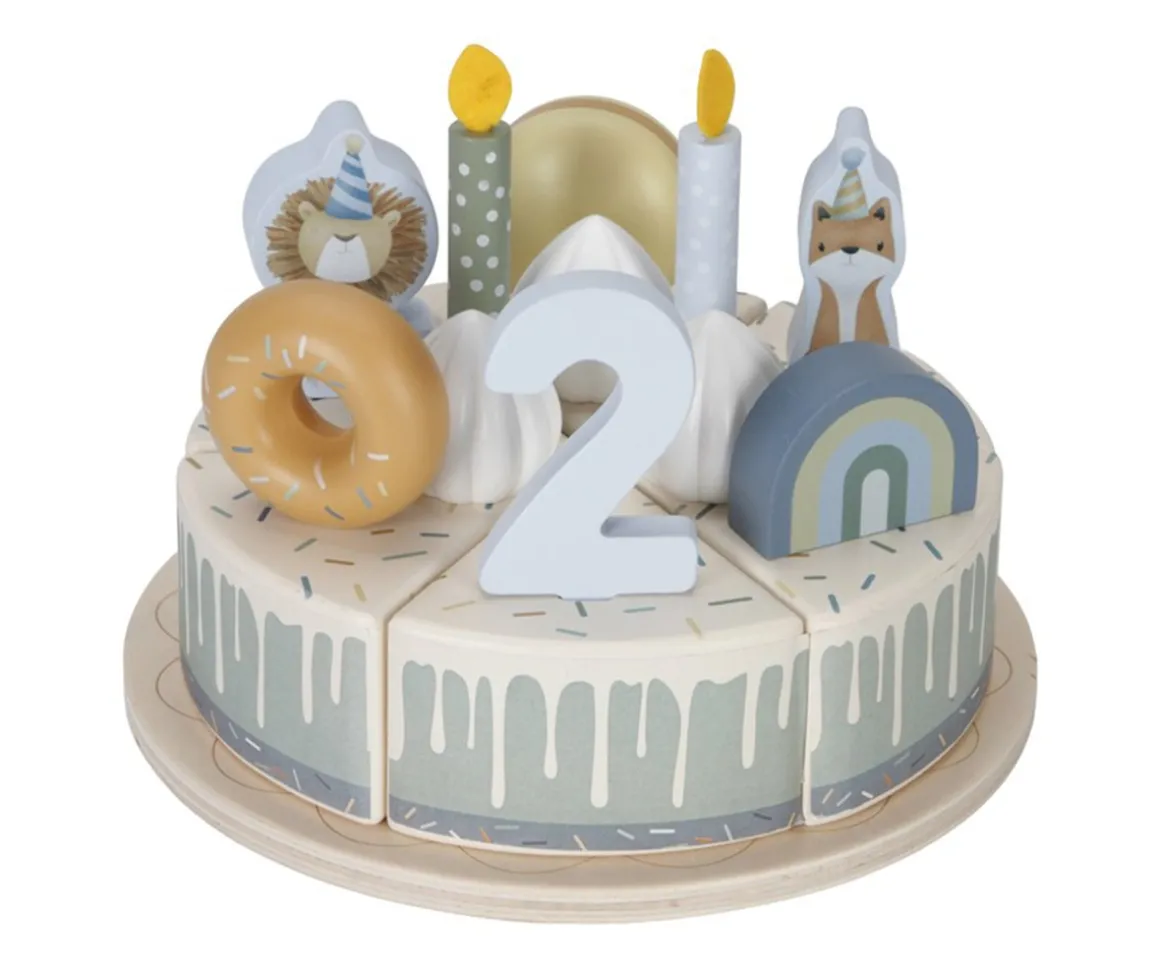 Tarta de Cumpleaños Azul