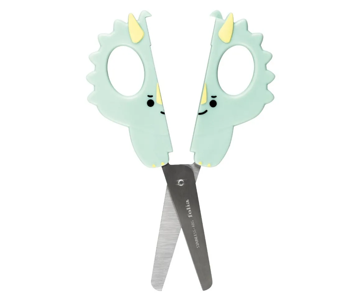 Tijeras Infantiles para Manualidades Redondeadas Dino