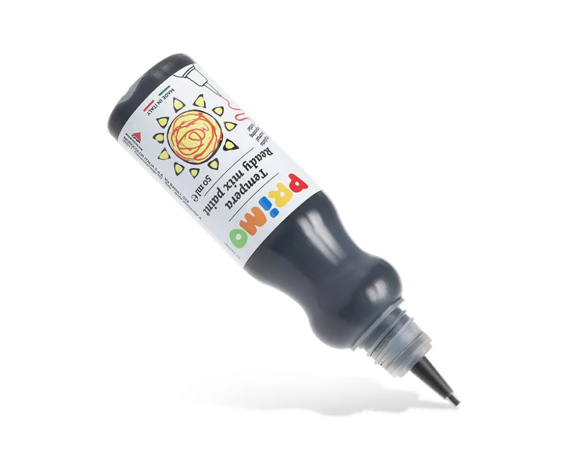 Témpera Botella 50ml Negro