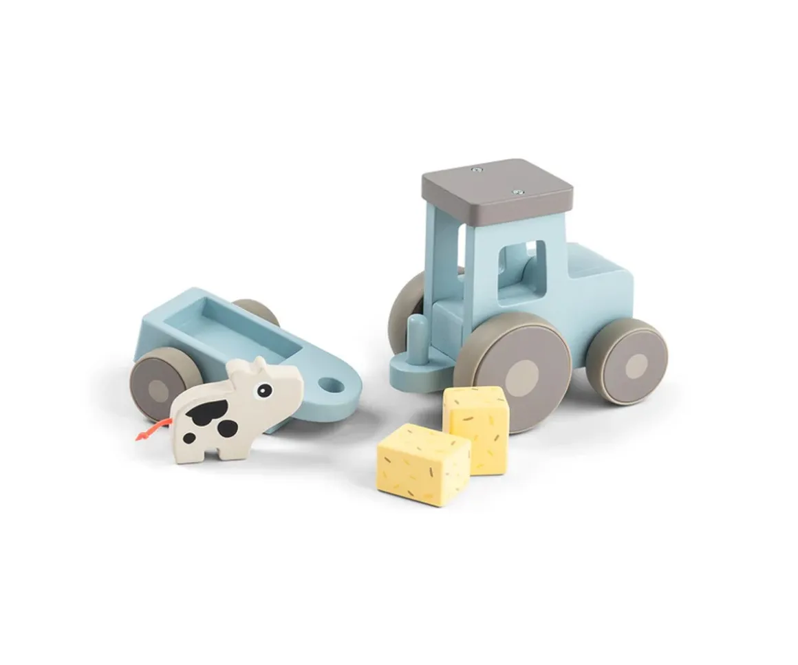 Tracto de Madera Tiny Farm Dotti Azul