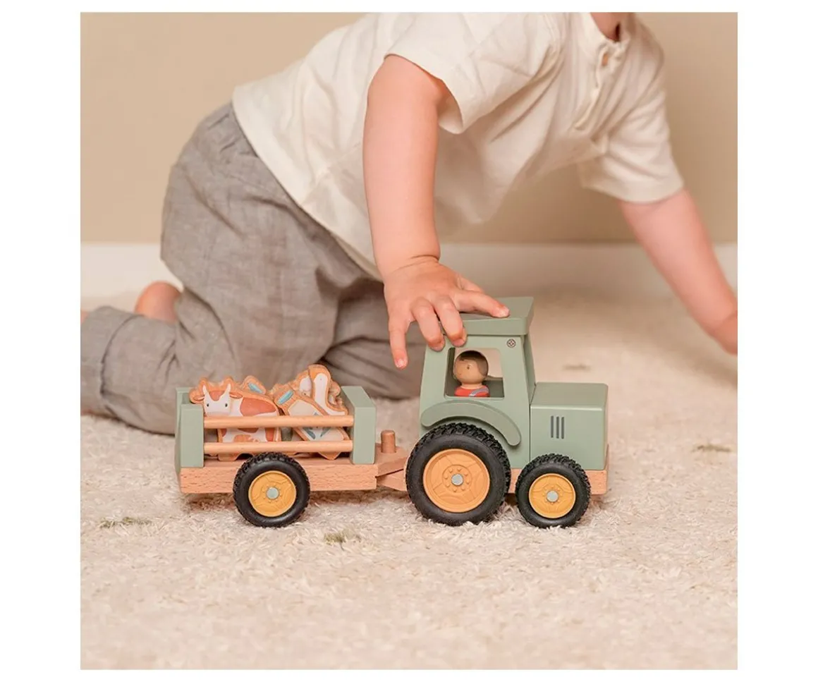 Tractor con Trailer Little Farm FSC