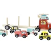Tractor con Vehículos Apilables