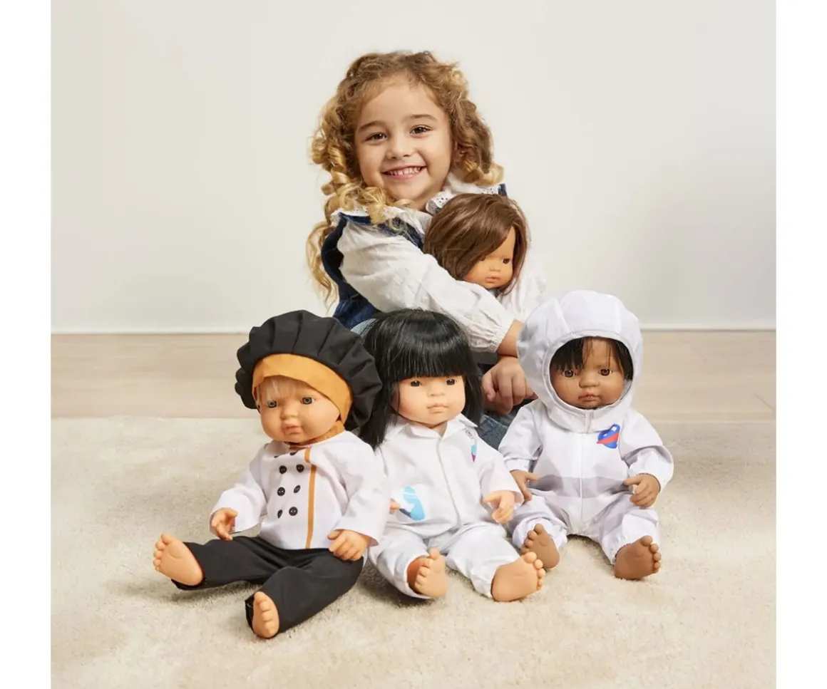 Traje de científico para Muñecas de 38 cm