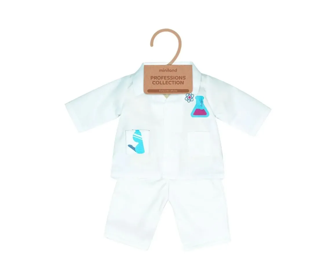 Traje de científico para Muñecas de 38 cm