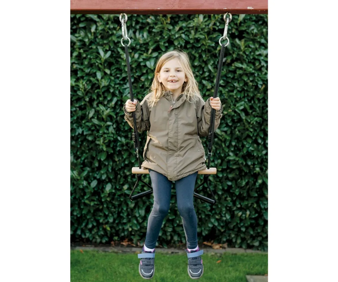 Trapecio con Anillas de Gimnasia "Black Line"