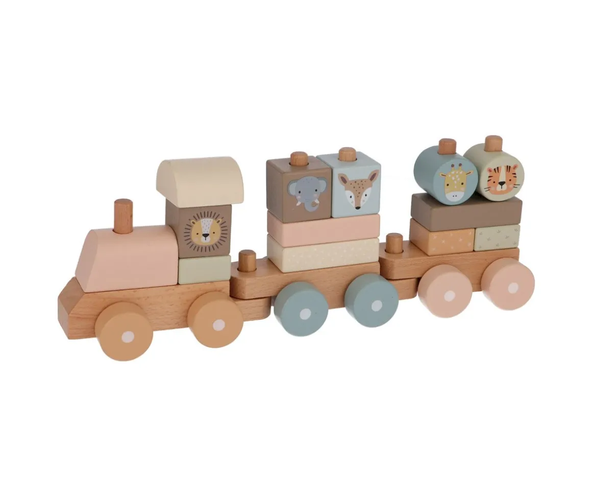Tren de Nacimiento Personalizable Zoo Rosa