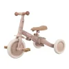 Triciclo con Barra 4 en 1 Rosa Flores