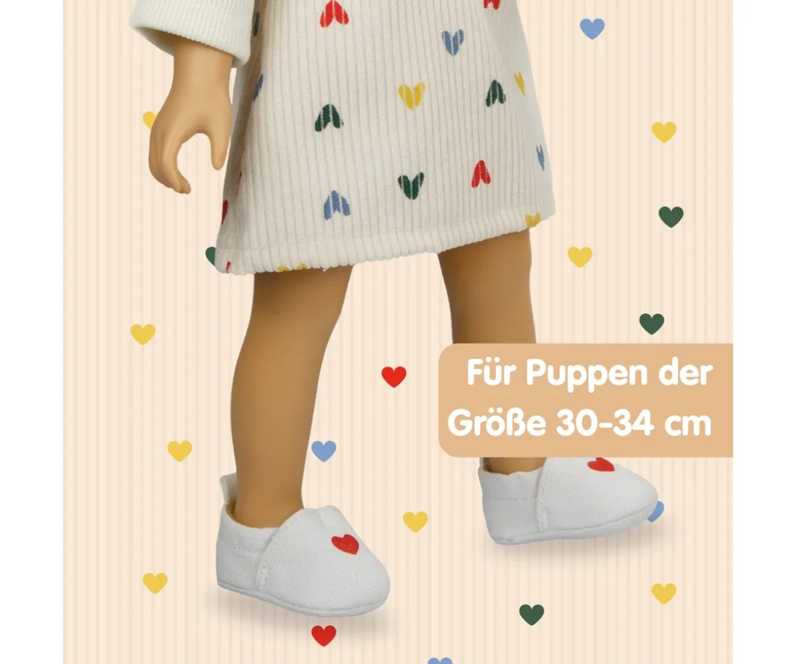 Zapatillas para Muñecos con Corazón